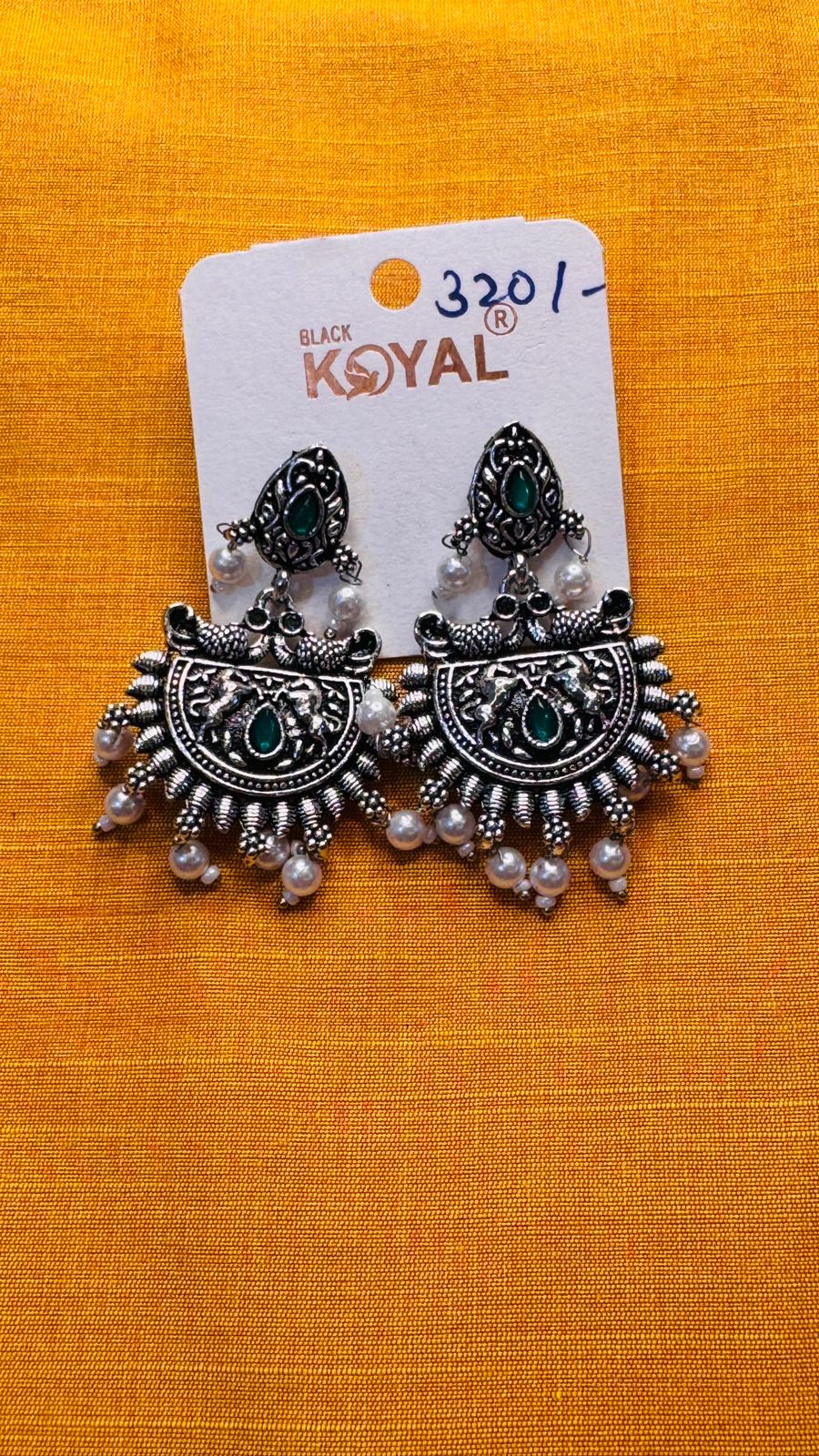 Oxidised Ear Rings