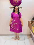 Pink Hand Painted Dress