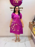 Pink Hand Painted Dress