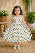 White Casual Frock 4