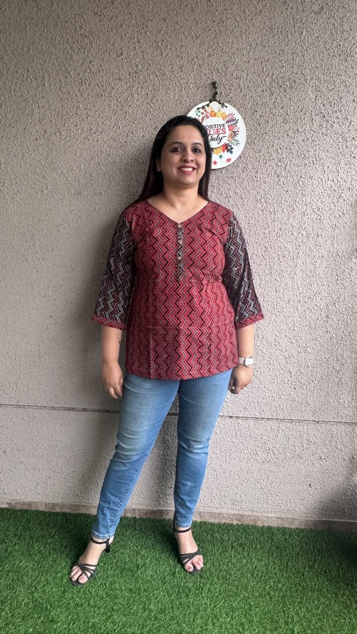Short Top - Ajrak