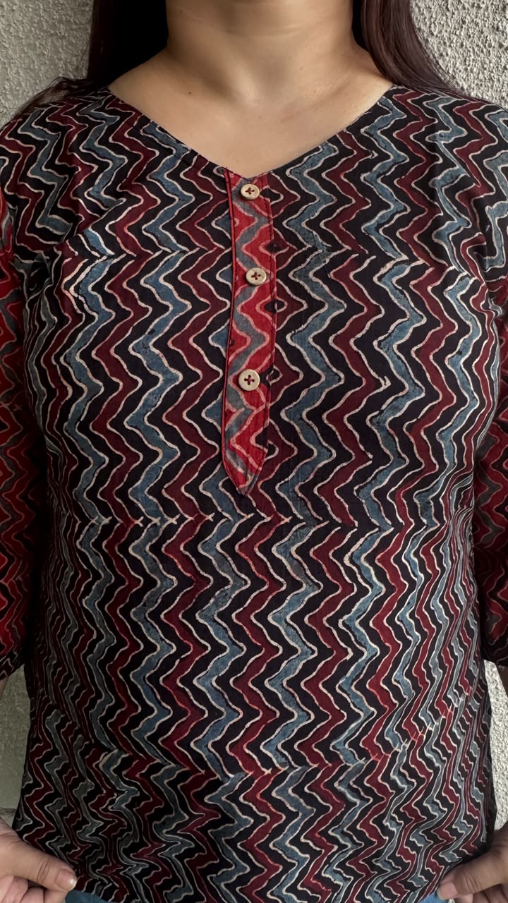 Short Top - Ajrak 1