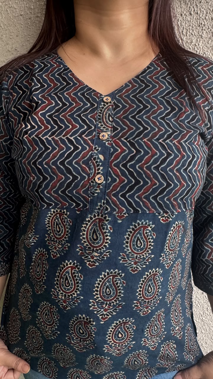 Short Top - Ajrak 3