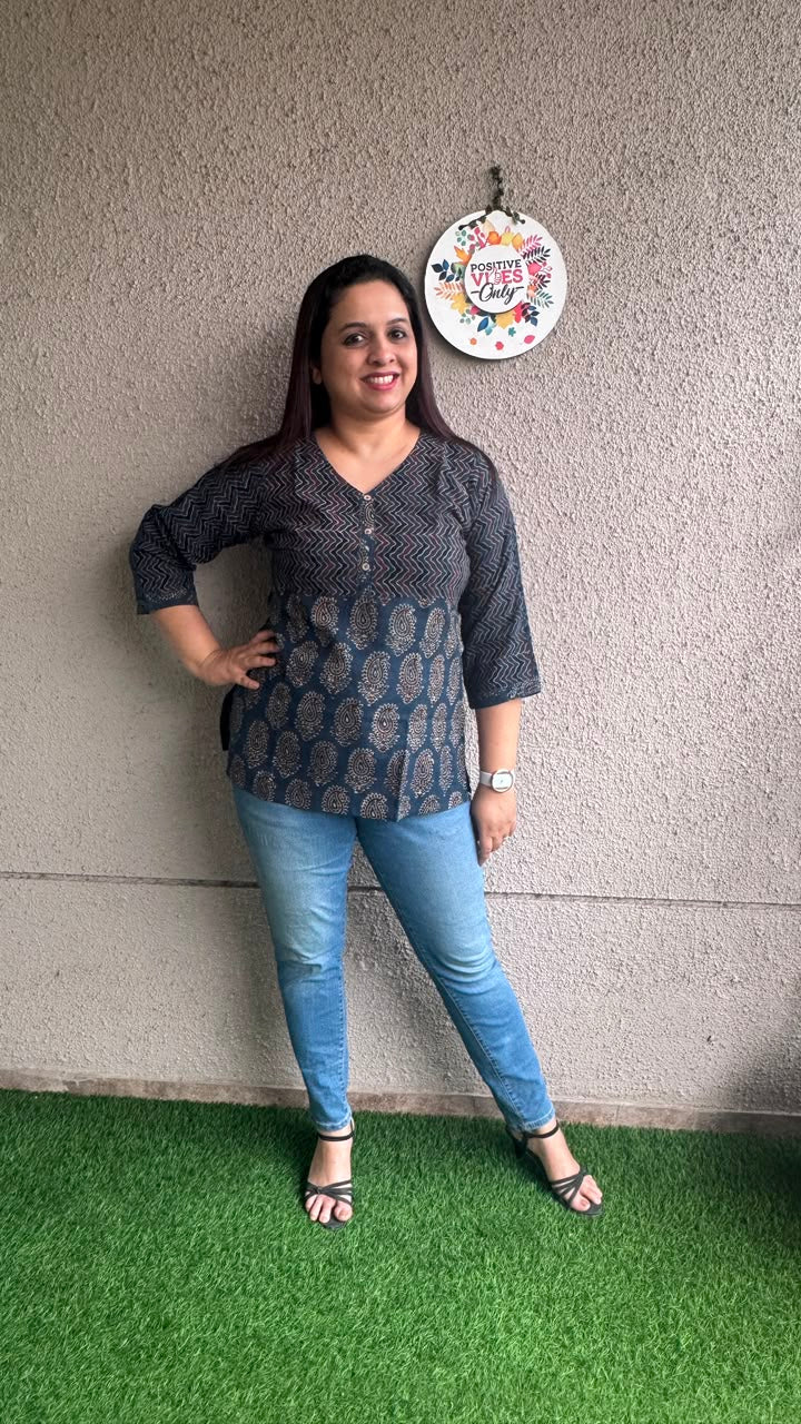 Short Top - Ajrak 3