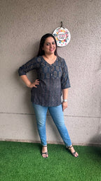Short Top - Ajrak 5