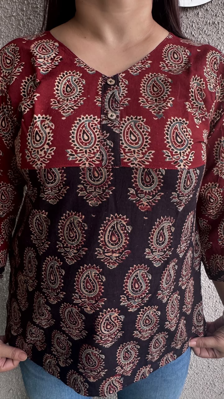 Short Top - Ajrak 6