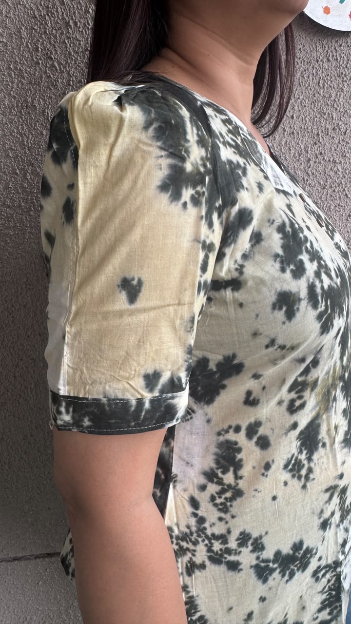 Hand Block Print Shibori 1