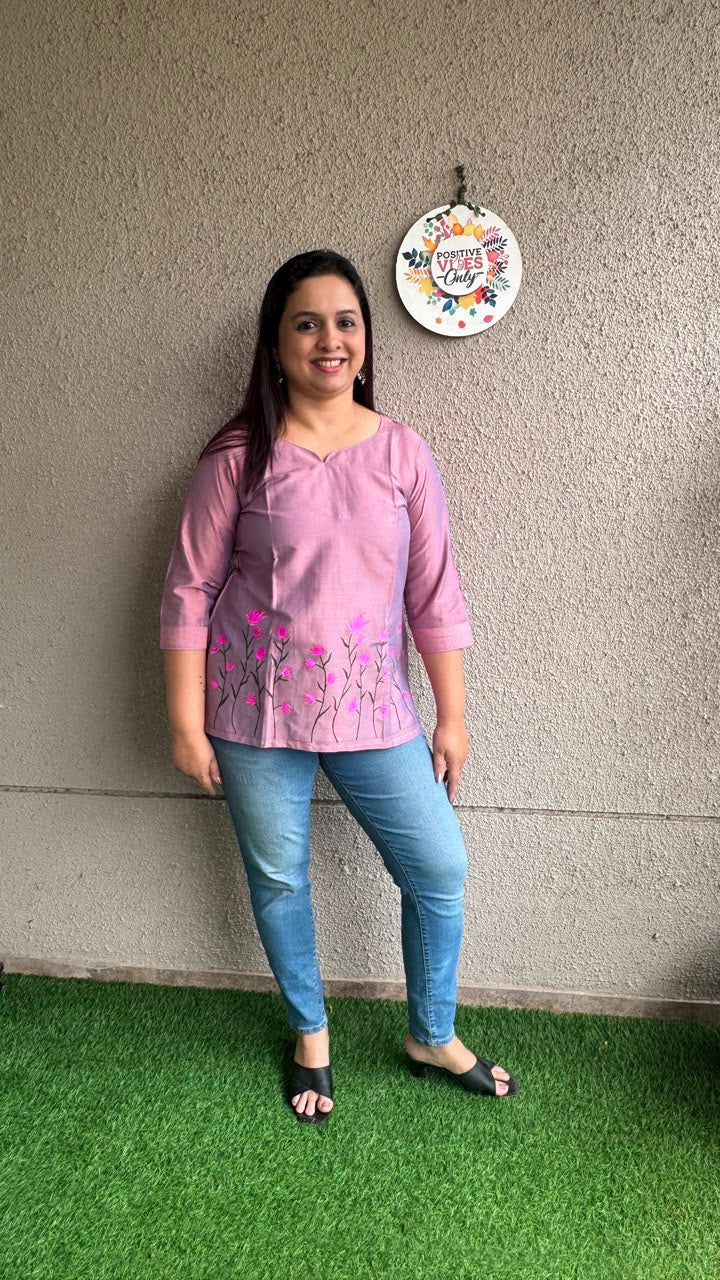 Pink Hand Painted 1
