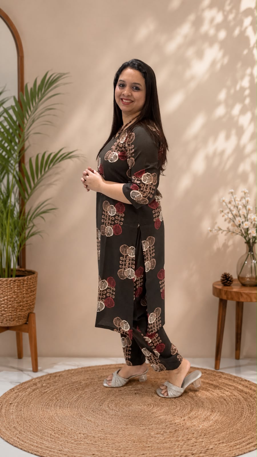 Dark Brown Cord Set