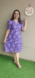 Purple Hakoba Dress