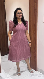 Onion Pink Hakoba Dress
