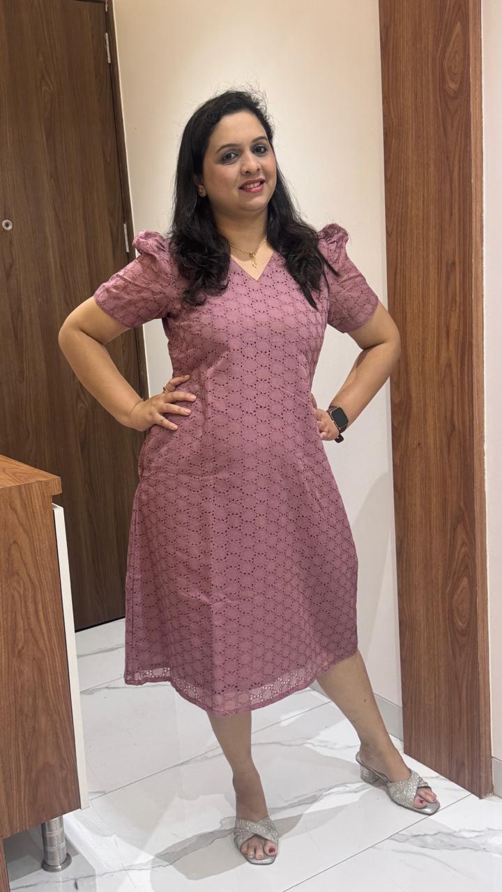 Onion Pink Hakoba Dress