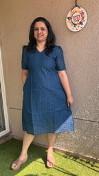 Blue Hakoba Dress