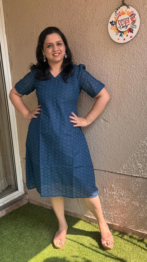 Blue Hakoba Dress