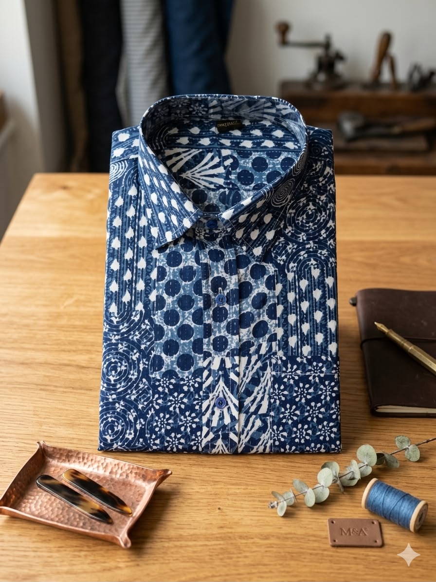 Blue Cotton Shirt