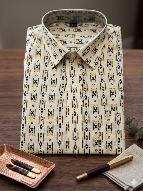 Beige Cotton Shirt