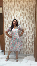White Floral Hakoba Dress2