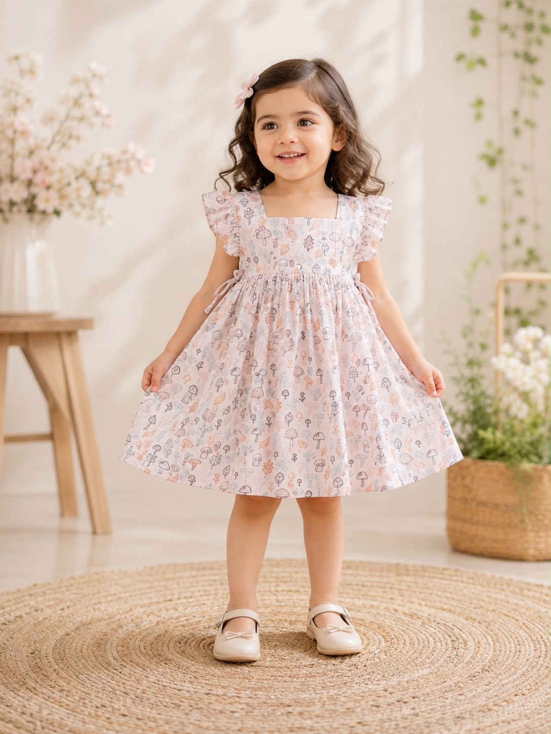 White Casual Frock