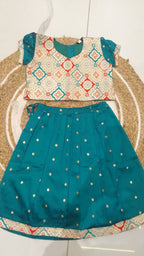 Dark Green Ethnic Frock
