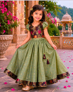 Mehendi Ethnic Frock