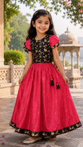 Orange Ethnic Frock