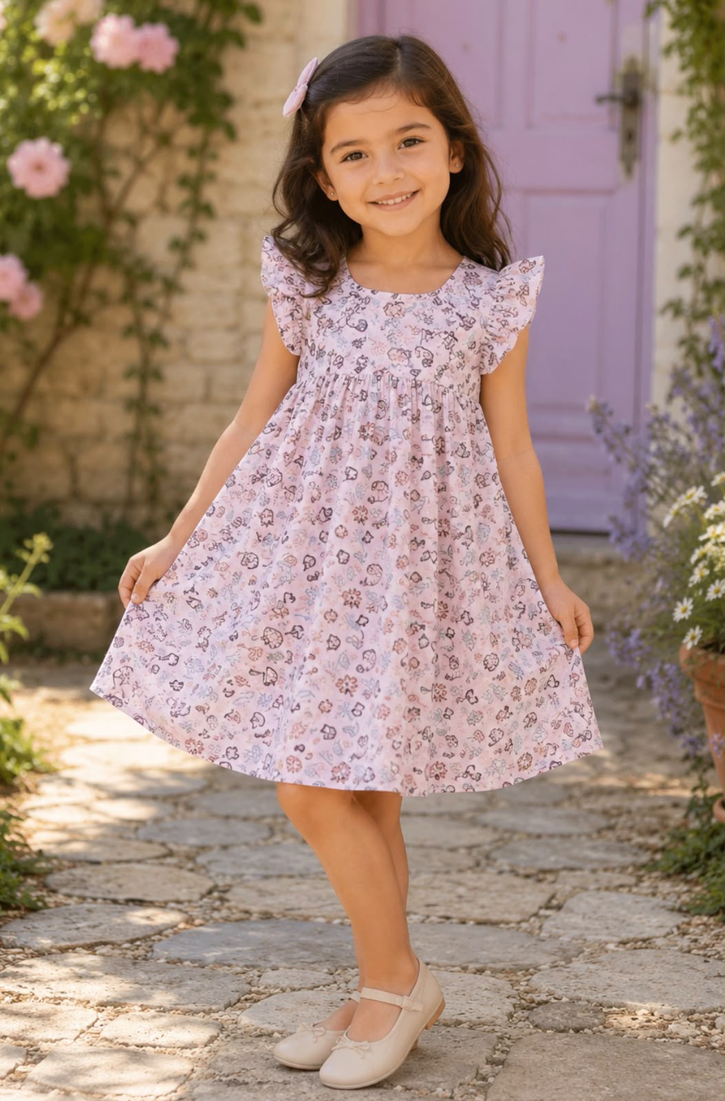 White Casual Frock3