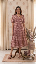 Ikkat Dress 1