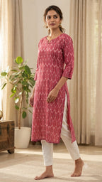 Peach Kurti