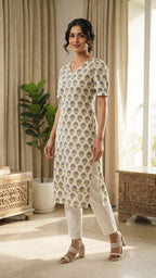White Kurti
