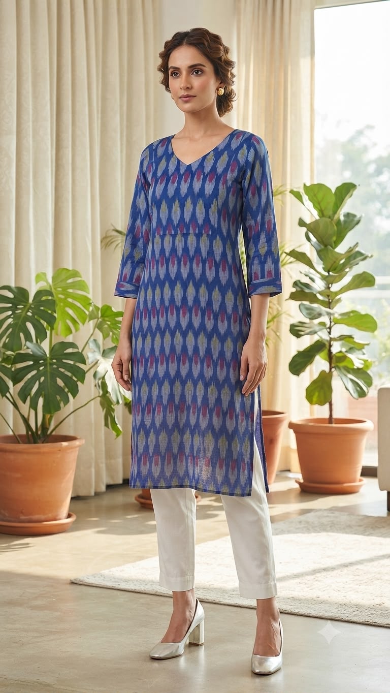 Blue Kurti