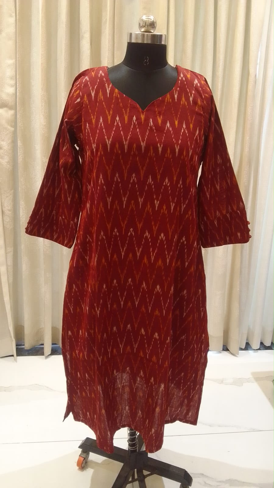 Copper Red Kurti