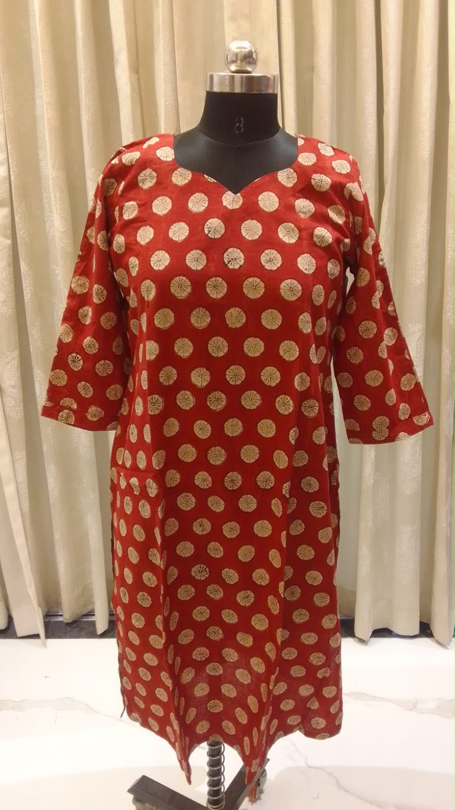 Rust red Kurti