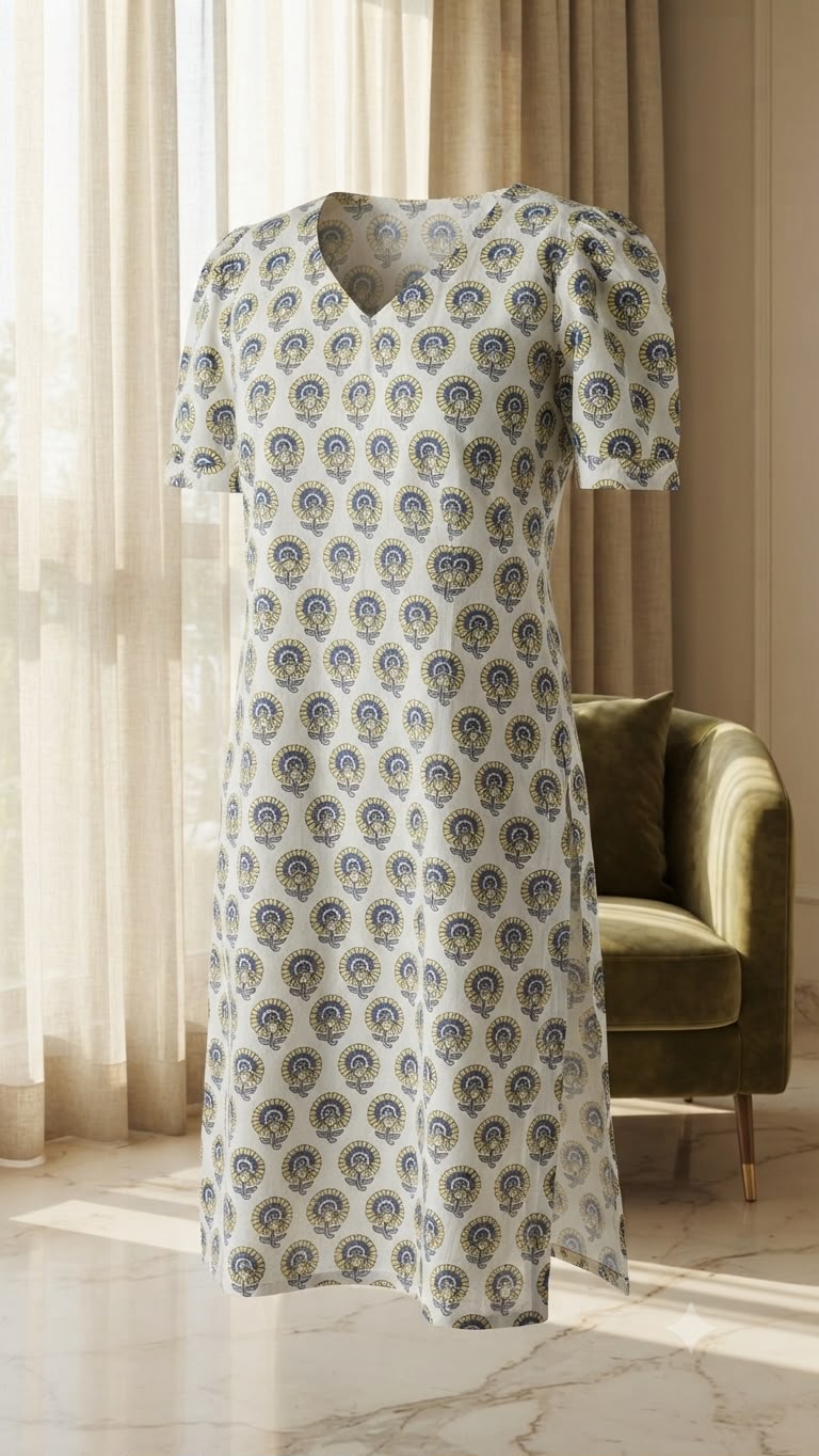 White Kurti