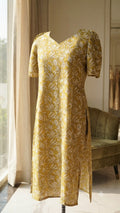 Mustard Yellow Kurti