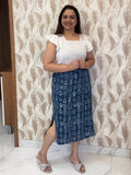 Indigo skirt