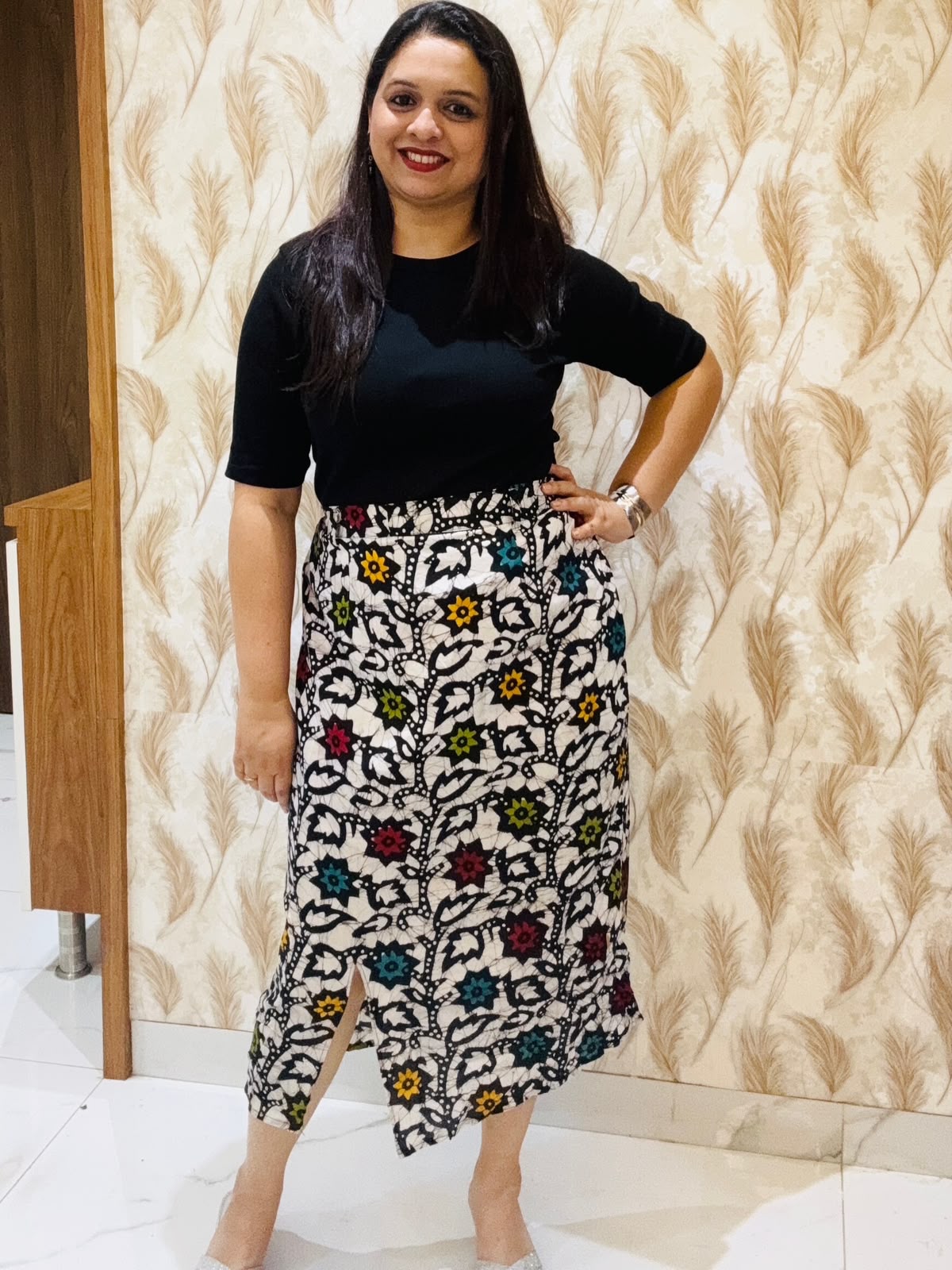 Batic black skirt