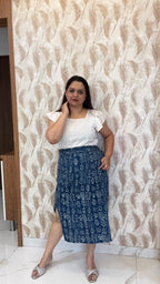 Indigo skirt