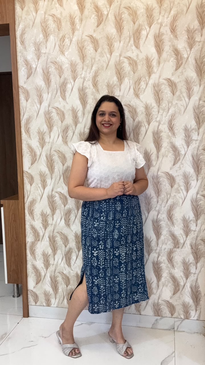 Indigo skirt