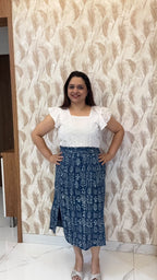 Indigo skirt