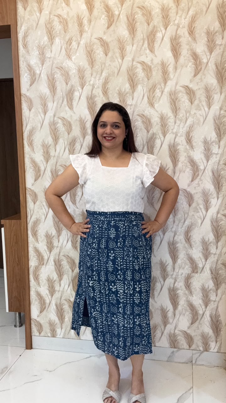 Indigo skirt