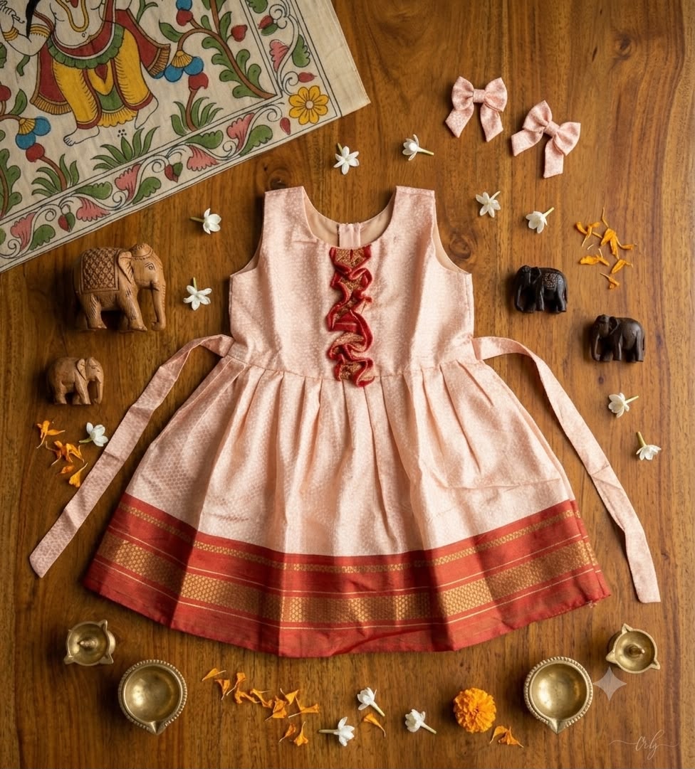 Light Pink Khan Frock