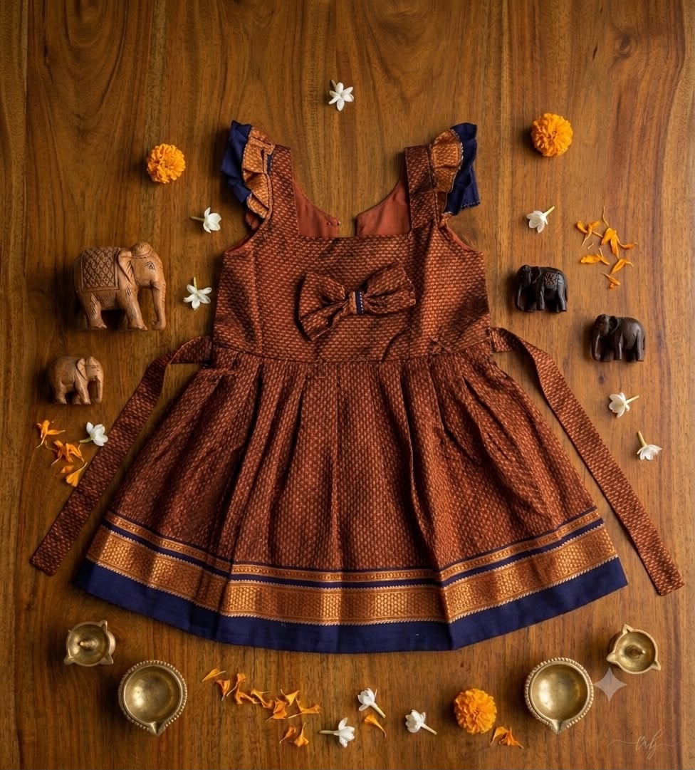 Brown Khan Frock 1