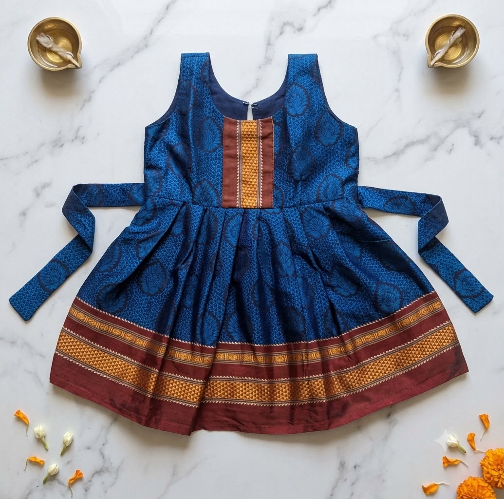 Blue Khan Frock