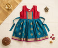 Green Red Ethnic Frock