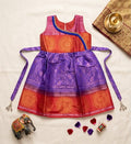 Red & Lavender Frock