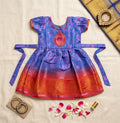 Purple & Red 1 Silk Frock