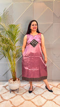 Light Pink Mashru Dress