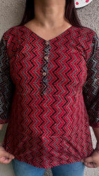 Short Top - Ajrak